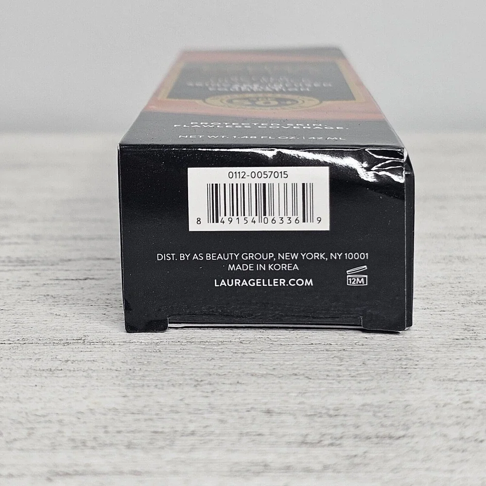 LAURA‎ GELLER Serum Foundation w/SPF 50+ in Color SAND 1.48 OZ NEW IN BOX